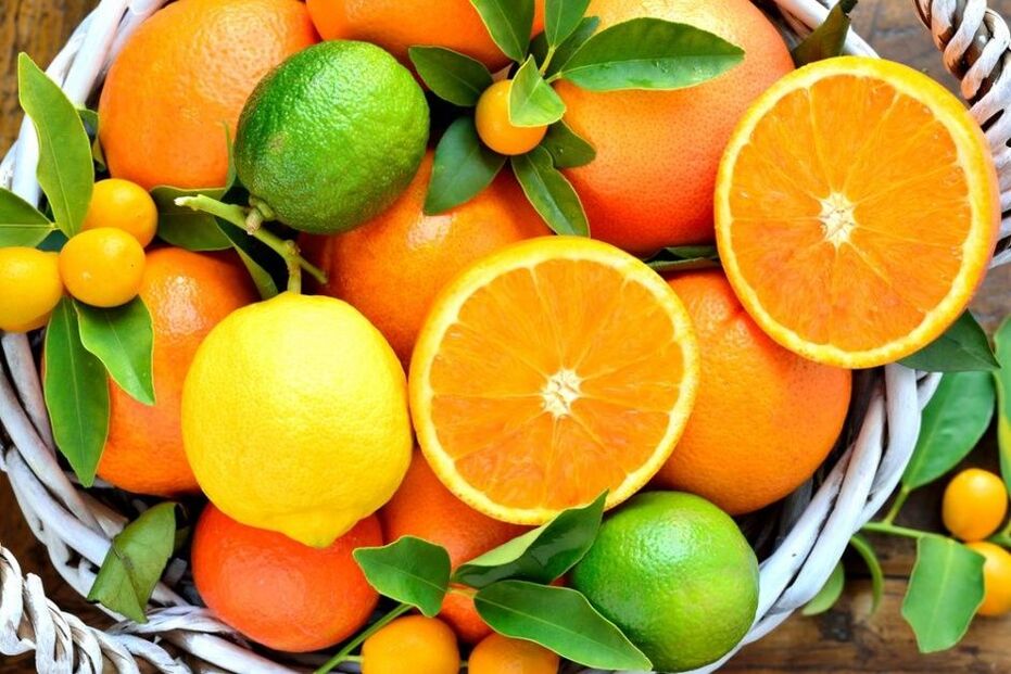 orange and lemon for effectiveness