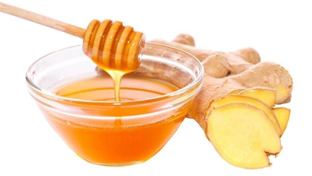 Ginger with honey