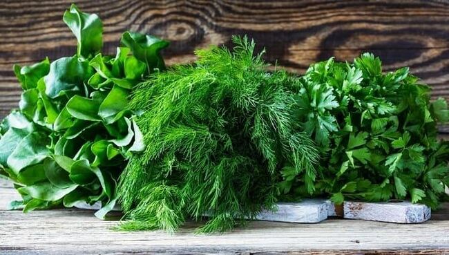 Greens are useful for men
