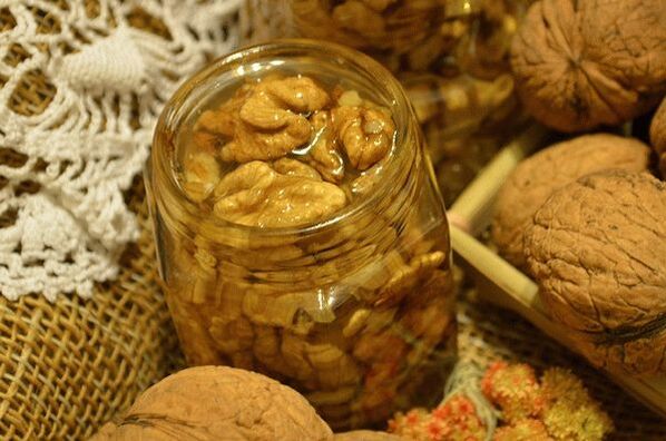 nuts and honey for efficiency