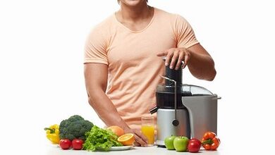 Fruits and vegetables to increase efficiency