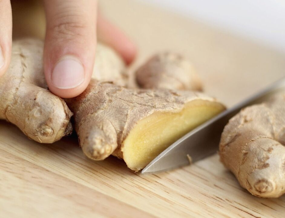 Ginger root for male effectiveness