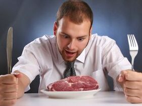 Meat in the human diet to increase efficiency