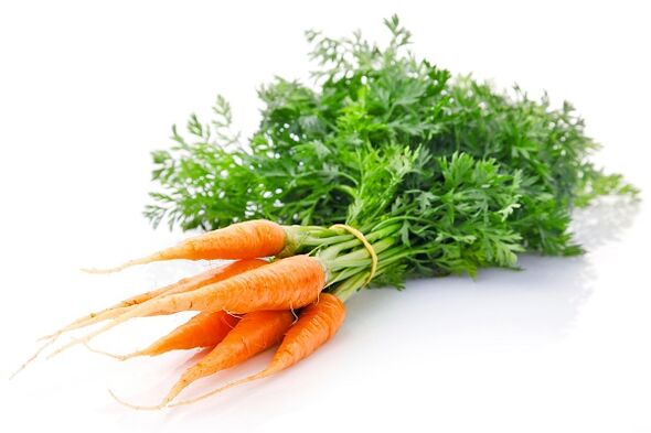 Fresh carrots have a positive effect on efficiency